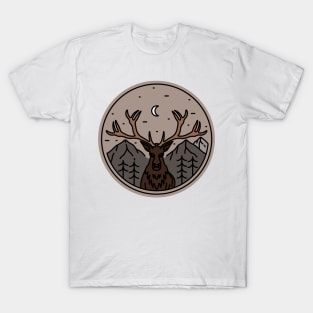 Deer and Mountain T-Shirt